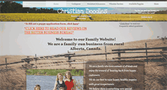 Desktop Screenshot of christiandoodles.com